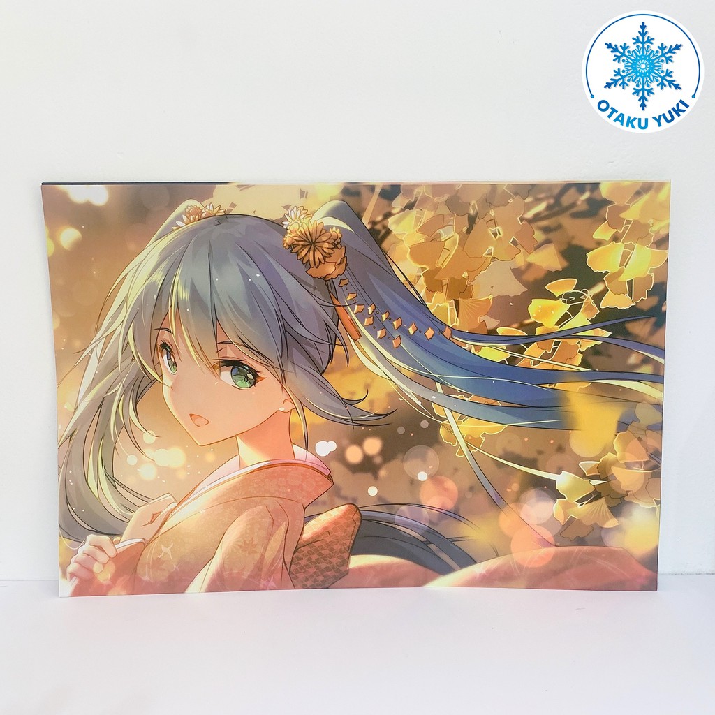 [8 Tờ] Poster Khổ A3 Hatsune Miku