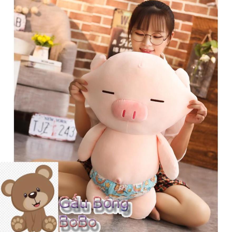 [BOBO] GẤU BÔNG HEO MẶC QUẦN CHIP SIÊU BỰA (25CM--->70CM)