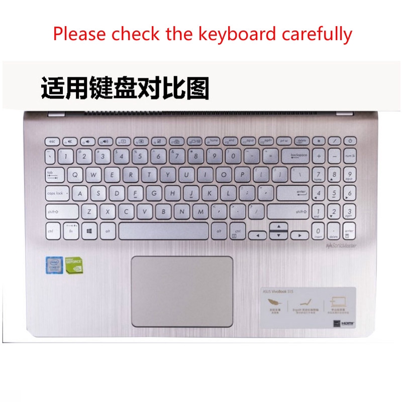 Miếng Dán Bọc Bàn Phím Laptop Bằng Silicon Mềm Siêu Mỏng 15.6 Inch Cho Asus S2 S5300 V5000 S5-300F