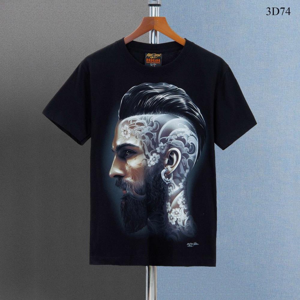 Áo phông nam nữ, áo thun in 3D Thái Lan hình in cao cấp ảnh thật chất cotton - A3D74 si_1x