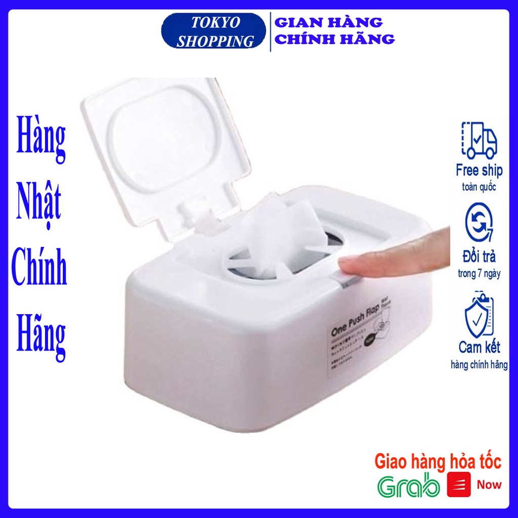 Hộp đựng giấy ướt có nắp bật Hàng Nhật Chính Hãng
