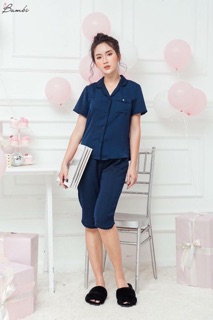 Bộ lụa bèo ngố chất lụa satin sz m l