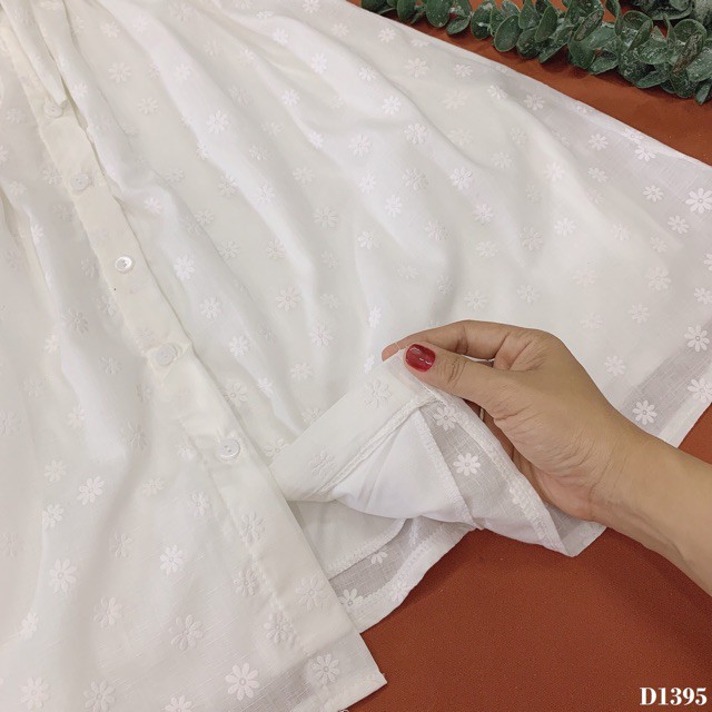 Đầm dự tiệc / Váy trắng hoa nhí với thiết kế hoa cúc trắng xinh Đầm Nữ Hoài Thương | BigBuy360 - bigbuy360.vn