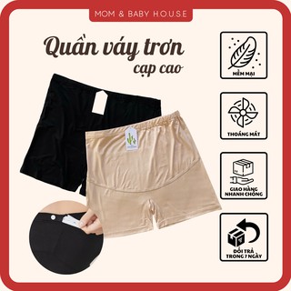 Quần mặc trong váy bầu vải cotton lạnh mềm co giãn