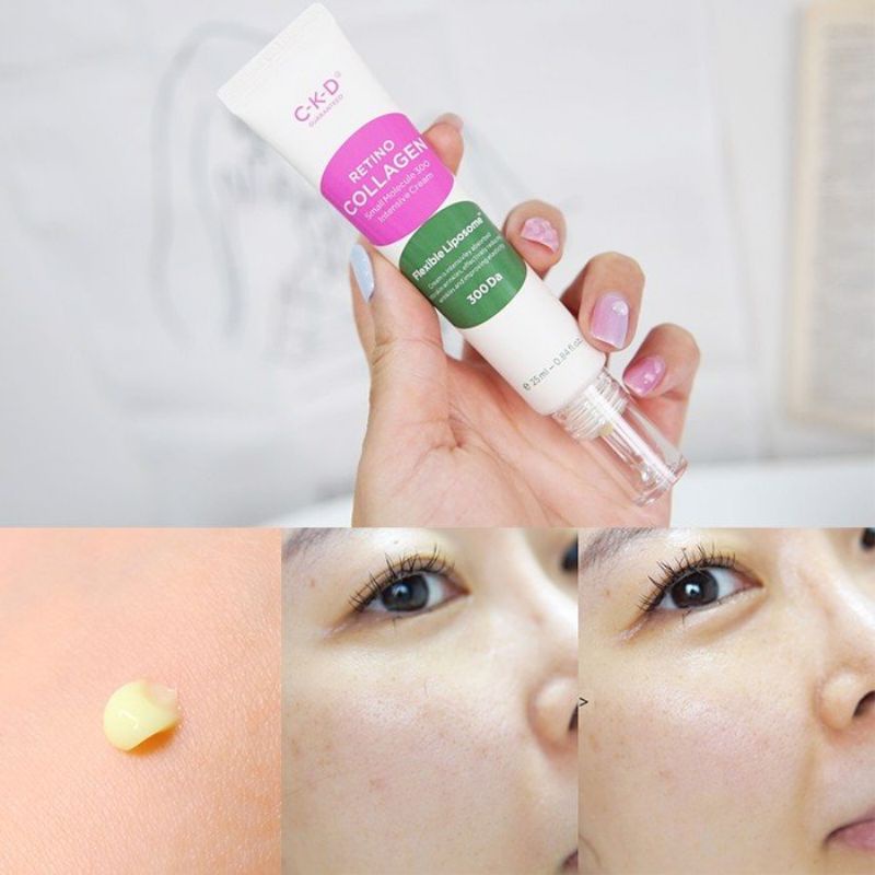 Kem Dưỡng Cô Đặc Ngừa Lão Hóa, Trị Nếp Nhăn Sâu CKD Retino Collagen Small Molecule 300 Intensive Cream 25ml