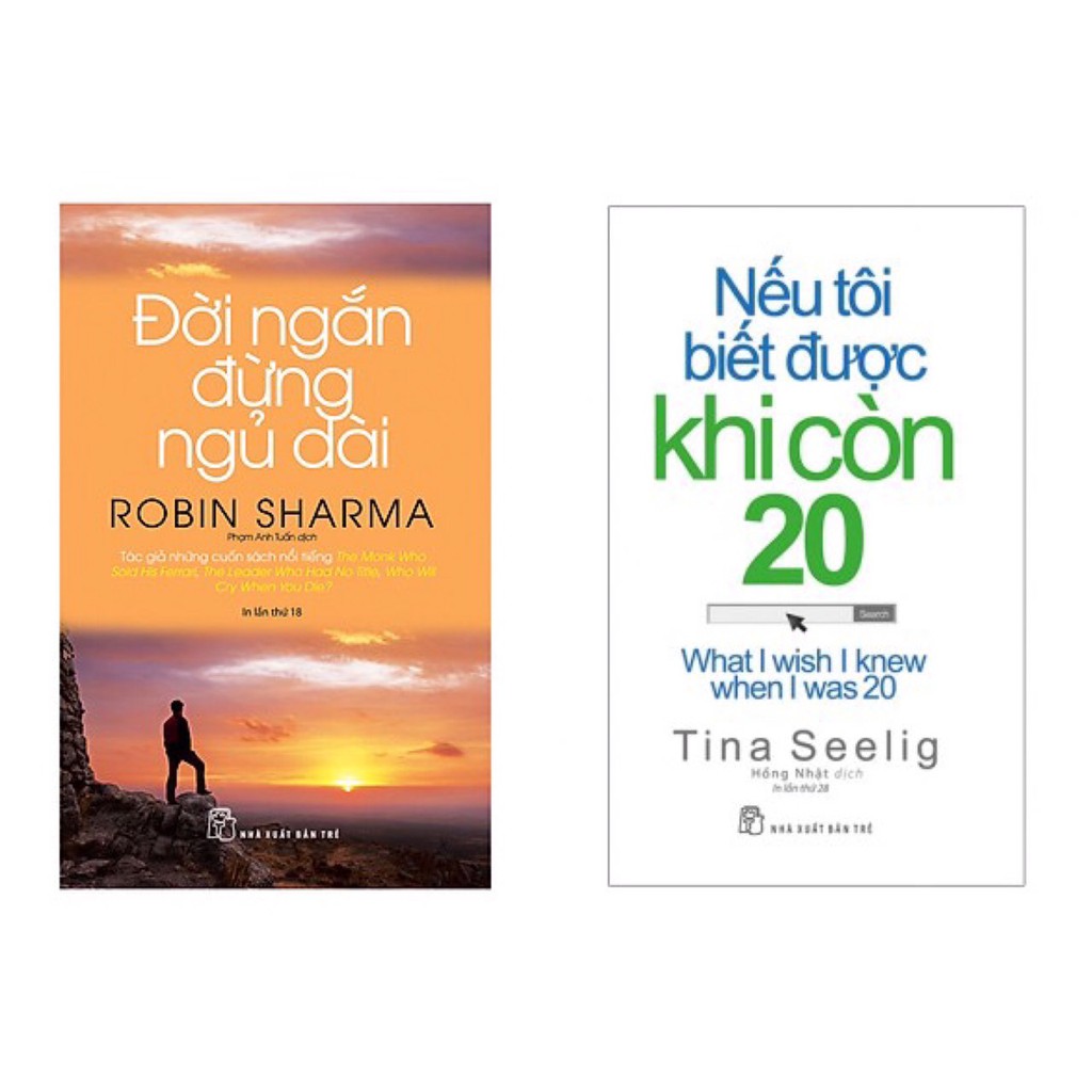 Sách Combo 2 cuốn: Đời Ngắn Đừng Ngủ Dài + Nếu Tôi Biết Được Khi Còn 20