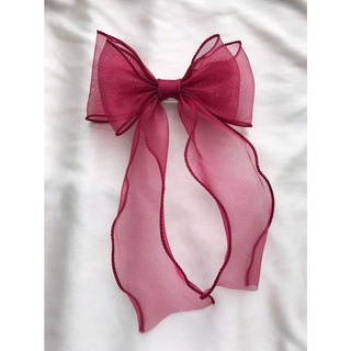 🎀 Nơ kẹp tóc voan "Tiểu thư" 🎀