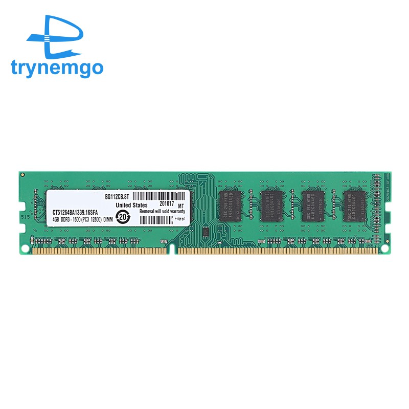 Bộ Nhớ Ddr3 4gb Ram Pc3-12800 1.5v 1600mhz