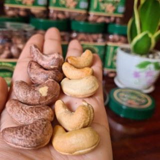 Combo 2 Hũ Hạt Điều Rang Muối Bazan Bình Phước.