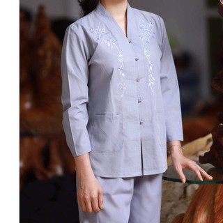 Đồ lam đi chùa bà lai kate thêu