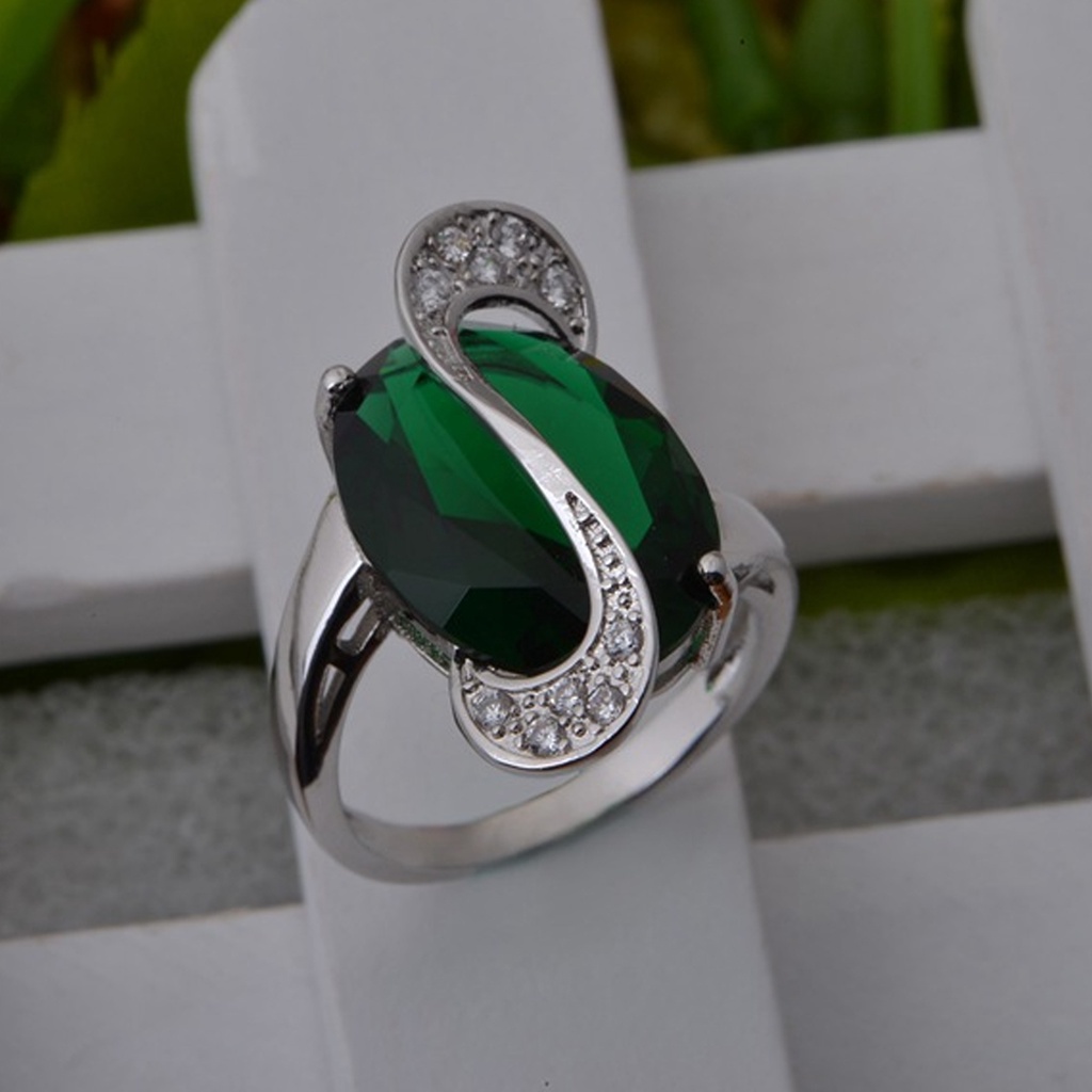 Bộ Trang Sức Vòng cổ/ Nhẫn/ Bông Tai Thời Trang Sang Trọng Cho Nữ