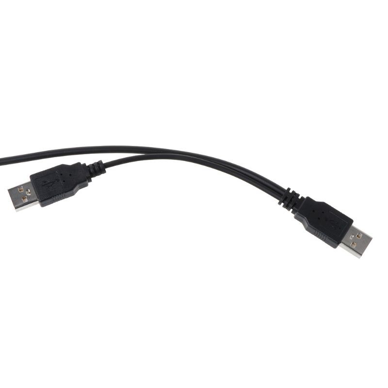 H.S.V✺Dual USB 2.0 to 7+6 Pin Slimline Slim SATA Cable Adapter for Notebook Laptop ODD
