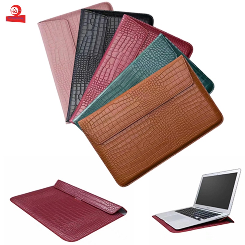 Túi Da Đựng Laptop Chống Nước Cho Macbook Air Pro 11 12 13 14 15 16 Inch