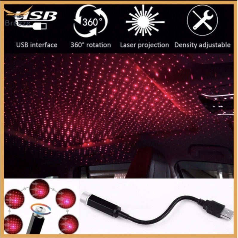 Đèn led laser bầu trời sao đầu cắm usb tiện dụng