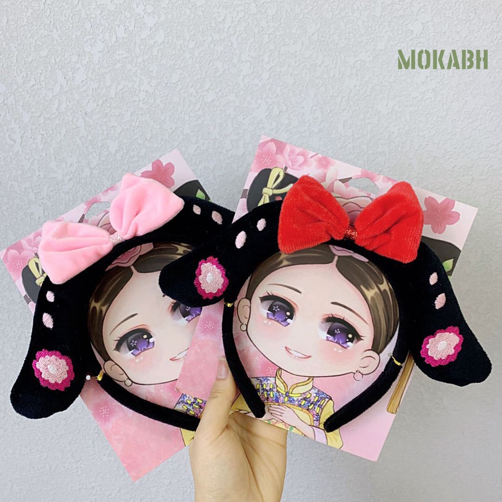 Cài Tóc Đính Hoa Tua Rua Hóa Trang Công Chúa Trung Hoa Cổ Điển Cho Bé Gái