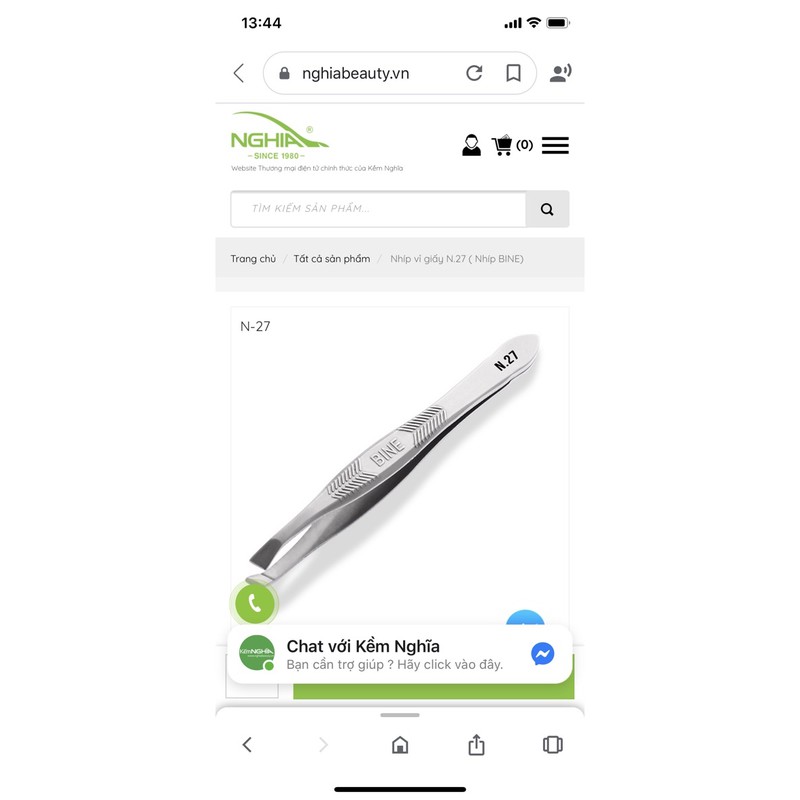 Nhíp Nghĩa N-27 giá sỉ