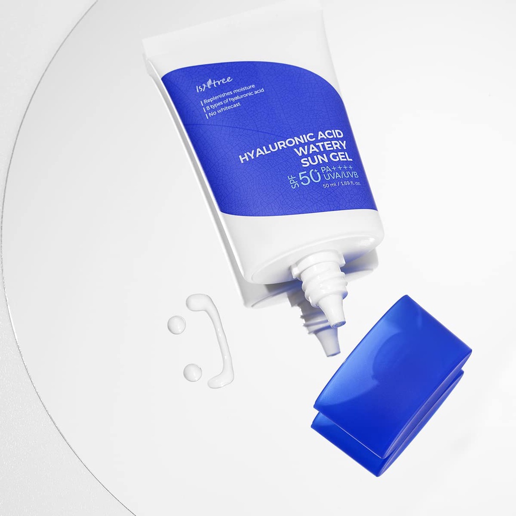 Kem Chống Nắng Hóa Học isntree Hyaluronic Acid Watery Sun Gel Dạng Gel SPF50+ PA++++ 50ml