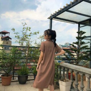 VÁY SƠ MI DÁNG SUÔNG CỰC XINH