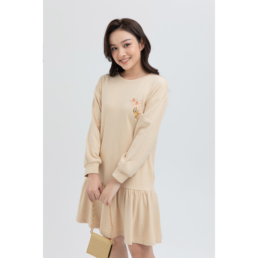 Đầm thun đuôi cá tay dài IVY moda MS 42B8401 | BigBuy360 - bigbuy360.vn