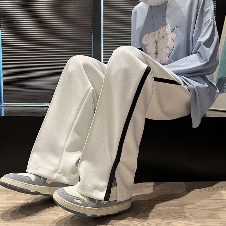 Quần ống rộng Phong Cách Hàn Quốc Thời Trang Cho Nam Nữ