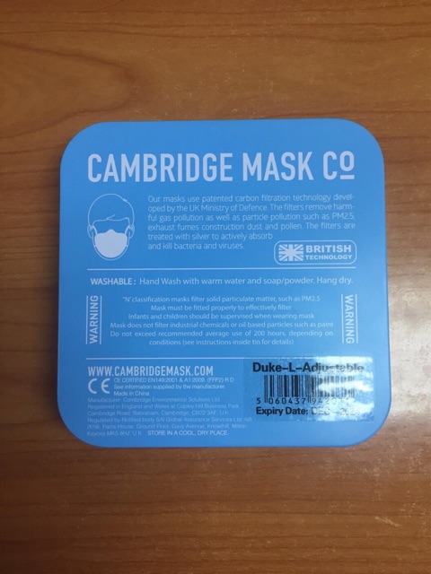 [GIẢM GIÁ SHOCK]Khẩu trang chống ô nhiễm không khí Cambridge Mask N99 loại bỏ bụi mịn PM2.5 PM0.3 công nghệ lọc 3X | BigBuy360 - bigbuy360.vn