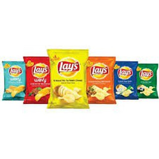 Snack khoai tây lay's các vị gói 35g