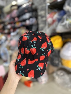 Nón hoạ tiết trái cây so hottt 😤😤😤