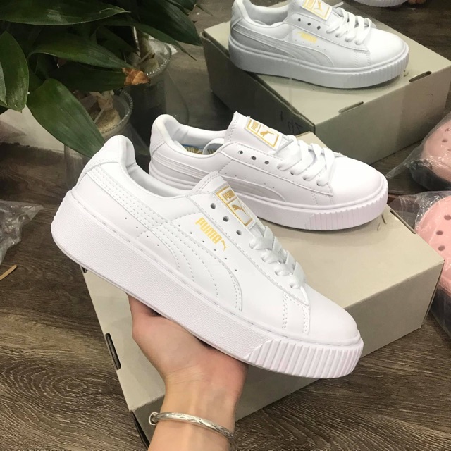 Giày thể thao pu.mas trắng cao cấp (free ship) | BigBuy360 - bigbuy360.vn
