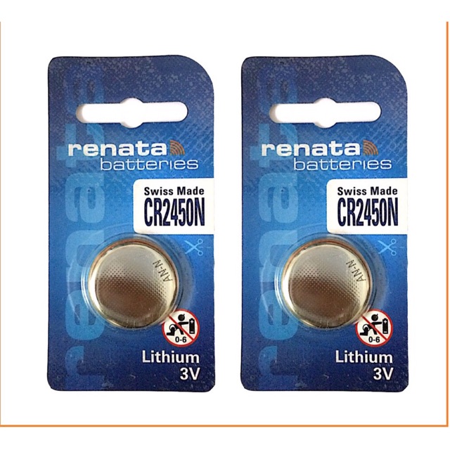 Pin Renata CR2450N 3V Lithium vỉ 1 viên - Combo 2 viên Pin CR2450N Renata
