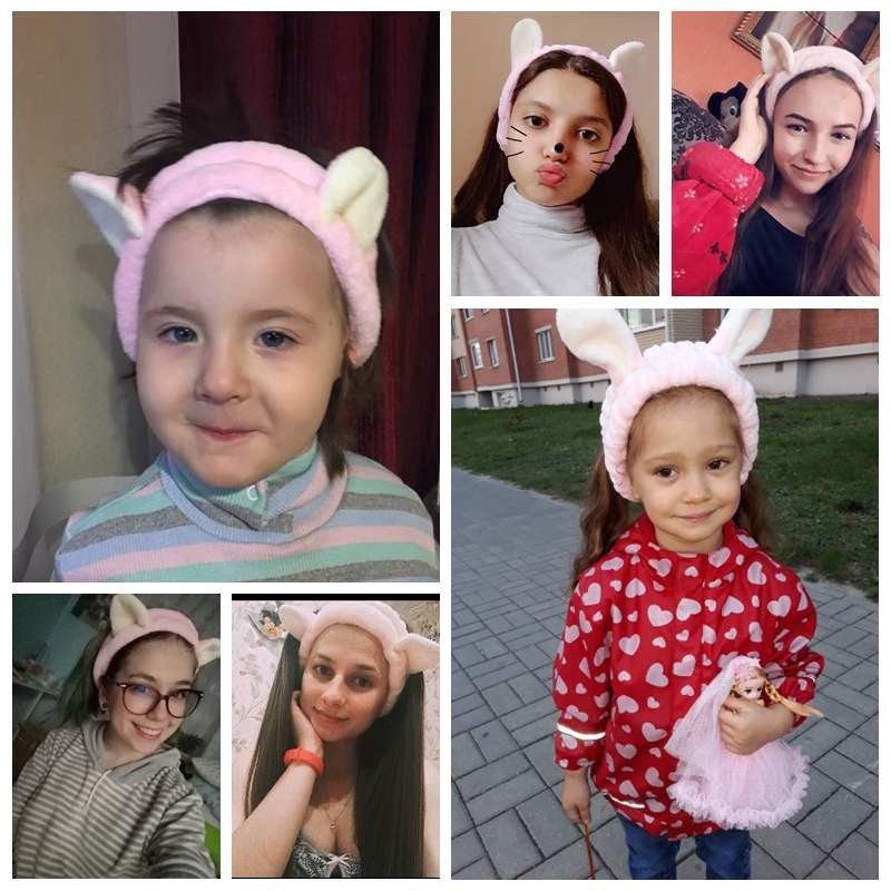 Băng đô rửa mặt, trang điểm hình tai thỏ dễ thương | BigBuy360 - bigbuy360.vn