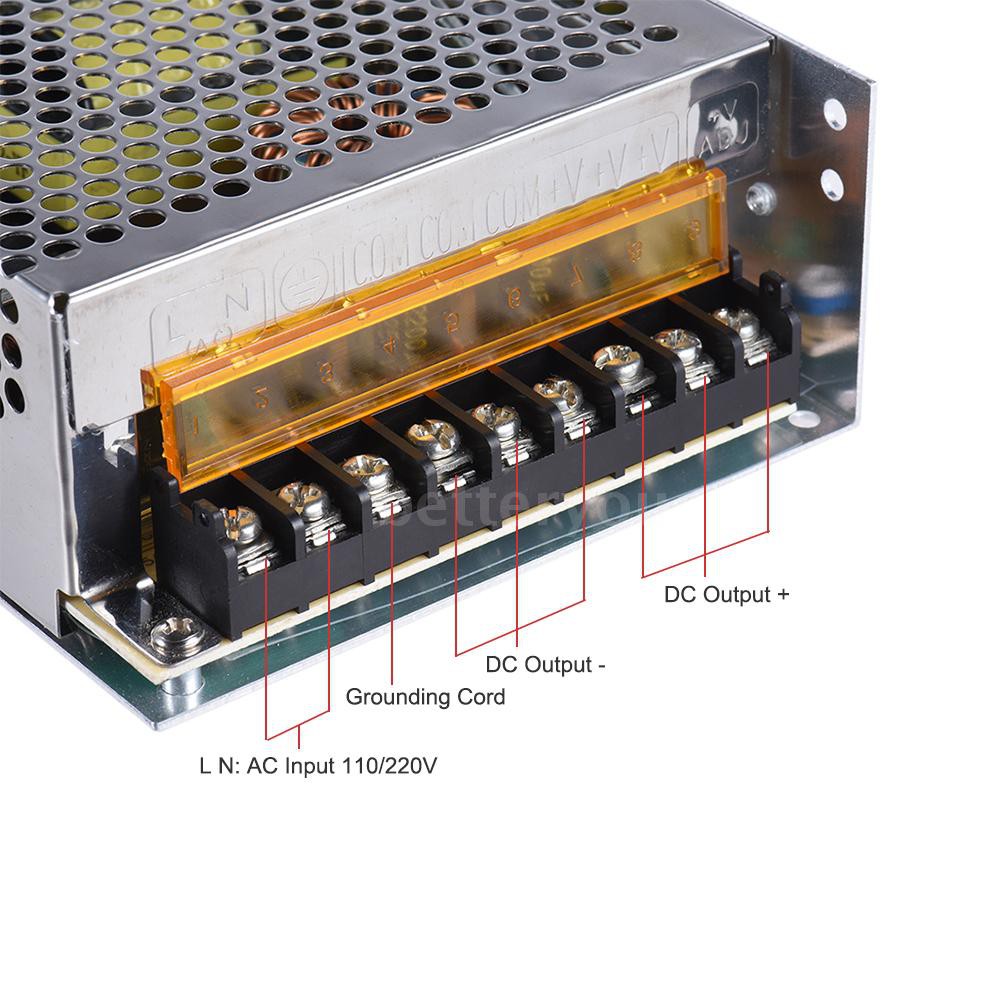 Bộ Chuyển Đổi Nguồn Điện Ac 110v / 220v Sang Dc 12v 240w 20a Cho Máy In 3d