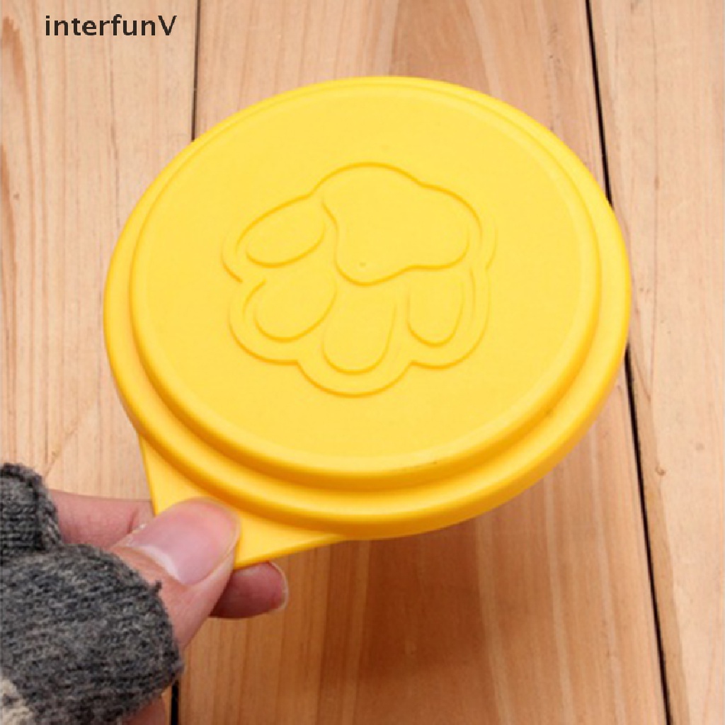 Nắp Thiếc Đựng Thức Ăn Cho Thú Cưng Màu Sắc Ngẫu Nhiên Có Thể Tái Sử Dụng