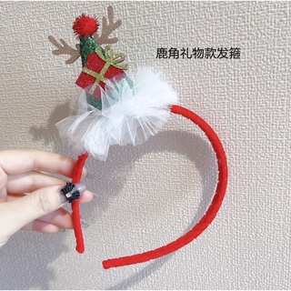 bờm noel đính nơ đính mũ noel