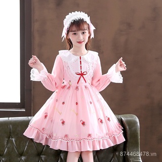 Hàng mới về Đầm công chúa tay dài phong cách Lolita Rv98