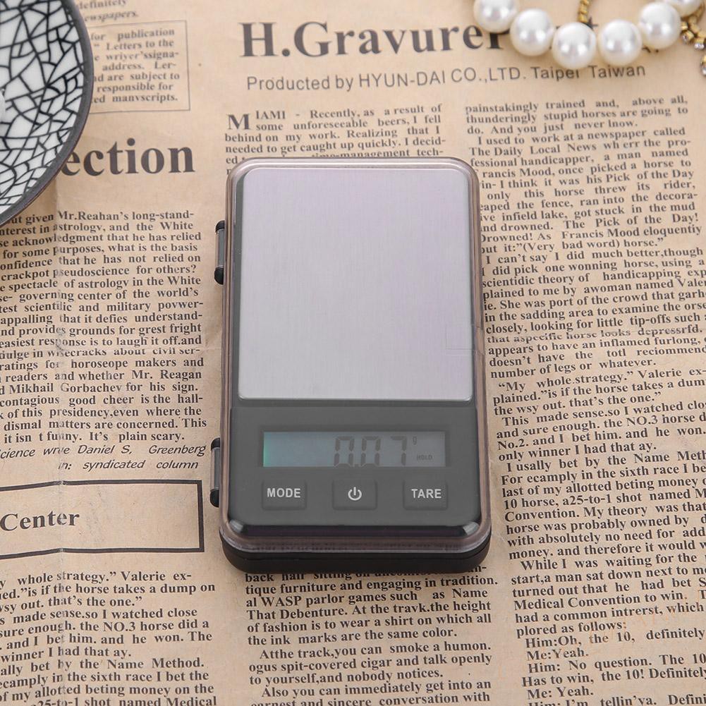 200g/0.01g Mini Digital High Precision Jewelry Diamond Gem Carat Scale