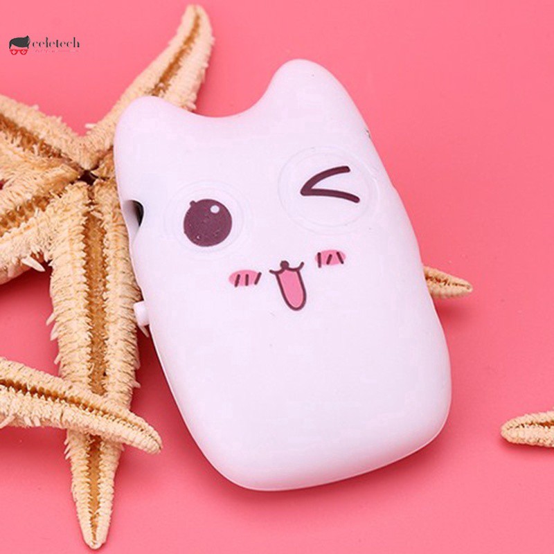 Máy nghe nhạc mp3 hình mèo nháy mắt dễ thương hỗ trợ thẻ nhớ 8GB