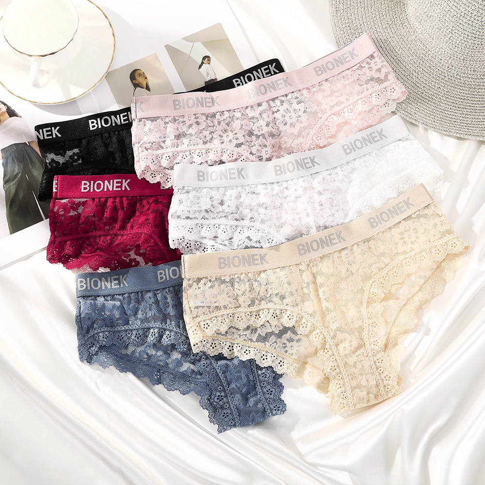 Quần lót LEVAO ren mềm mại thoáng khí quyến rũ dành cho nữ