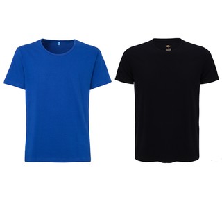 Combo 2 áo thun nam cotton cổ tròn mềm mại