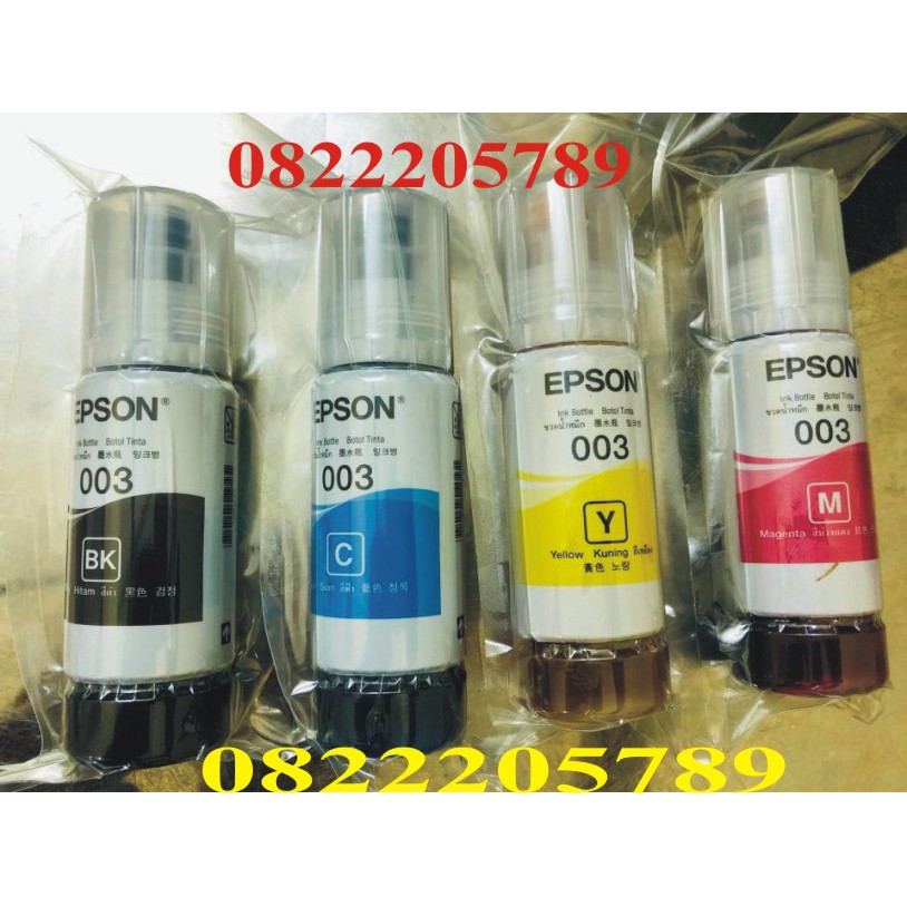 Mực in Epson 003 dùng cho máy in Epson L1110/ L3110,L3510,L4150,L5190 chính hãng