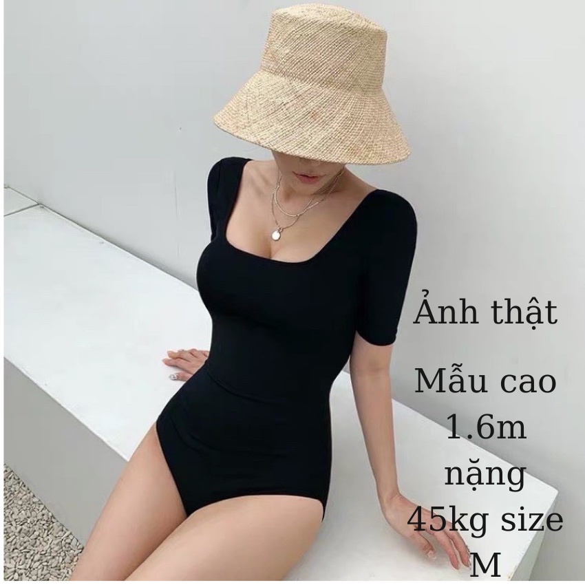 Bộ đồ bơi - bikini liền thân (Ảnh thật-clip thật-cận chất sai đền 100%) chất đẹp giúp thon gọn nhỏ người