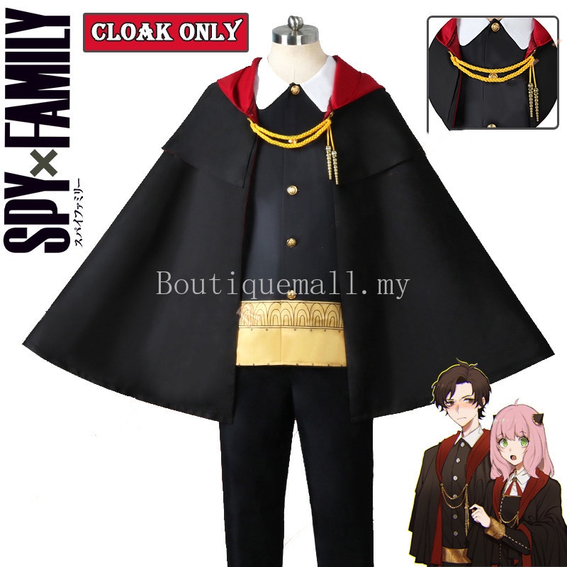 Áo choàng đồng phục/ Tóc giả hóa trang học sinh/ nhân vật anime Spy X Family Anya Forger Damian Desm