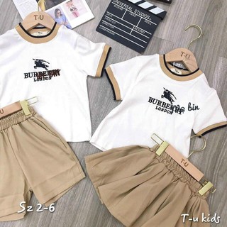 Bộ Burberry Váy cho bé gái
