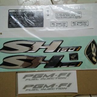 Bộ tem nổi Sh ý 150i 2007