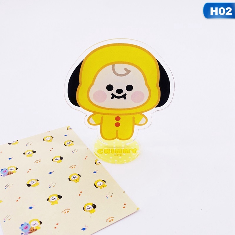 Mới Mô Hình Nhân Vật Bt21 Bằng Acrylic Trong Suốt Dễ Thương