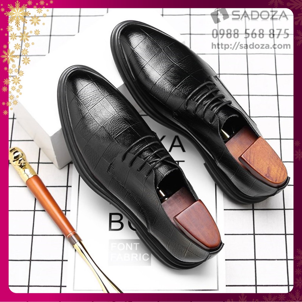 Giày Da Nam - FREESHIP - Giày Nam Công Sở Quý Ông Hiện Đại GD90 | BigBuy360 - bigbuy360.vn