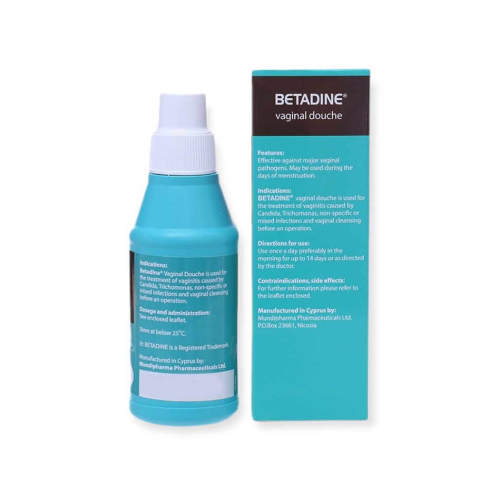 Betadine Dung Dịch Vệ Sinh - Betadine Phụ Khoa, Sát Khuẩn, Ngứa Vùng Kín, Chăm Sóc Vùng Kín (Lọ 125ml) [Chính Hãng]