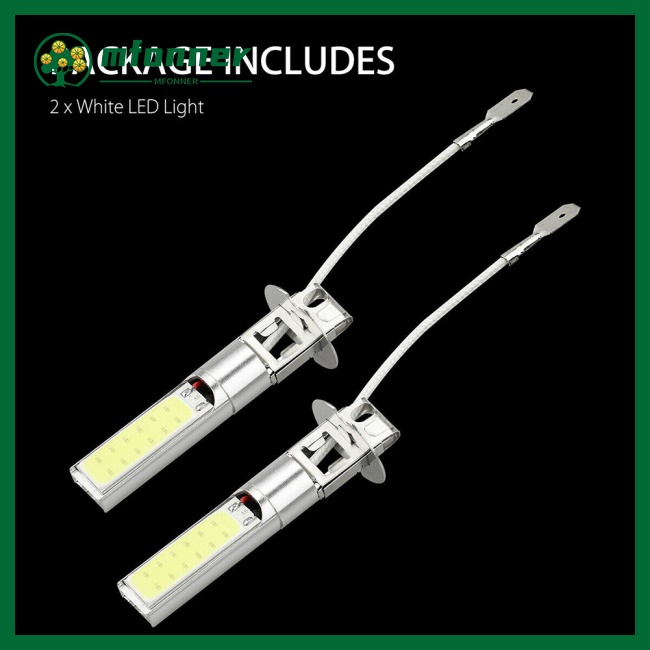 1 Cặp Đèn Led Cob H3 10w 12v Siêu Sáng Chống Nước Cách Nhiệt Cao Cấp Cho Xe Hơi