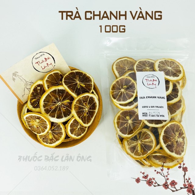 Chanh Vàng Sấy Khô 100g