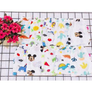 quần cộc cotton giấy cho bé