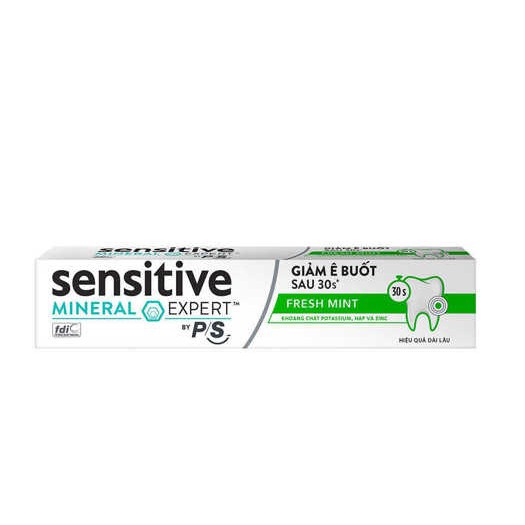 Kem đánh răng giảm ê buốt P/S Sensitive Expert Fresh Mint 100g - Bạc hà